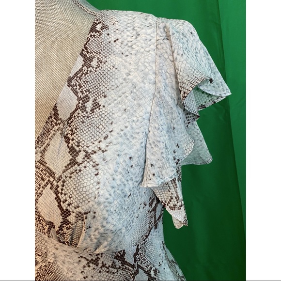 NWT Sans Souci Flutter Sleeve Maxi Dress - Picture 5 of 7